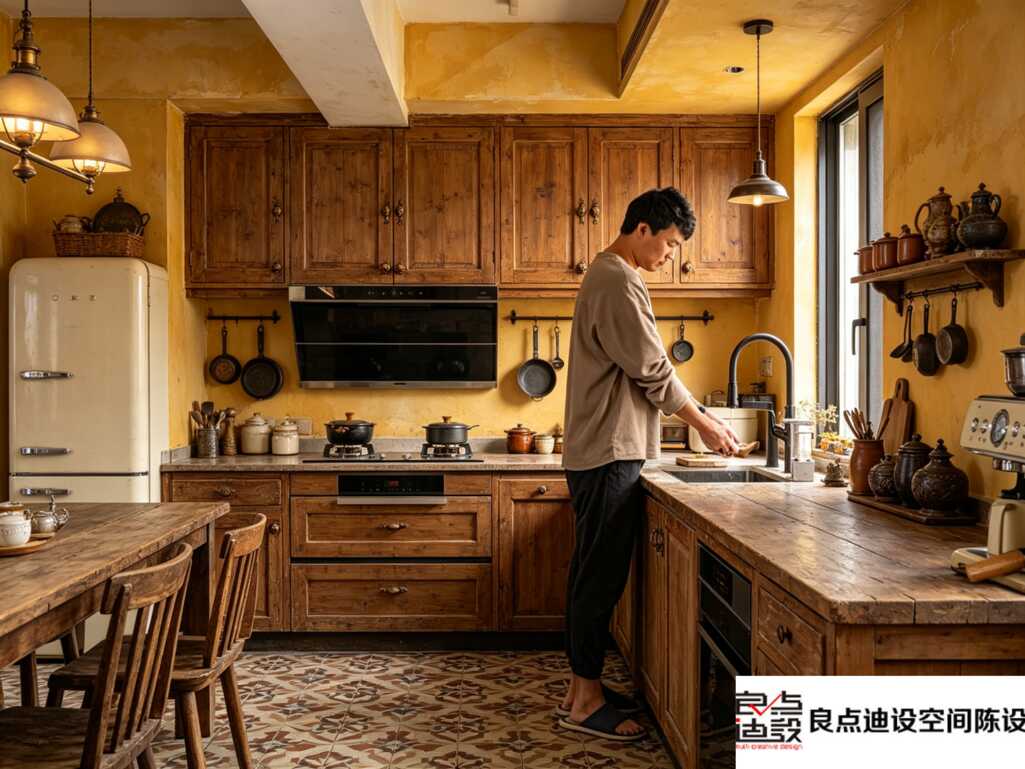 一居室软装设计|把35平小窝装成人人羡慕的复古治愈居✨